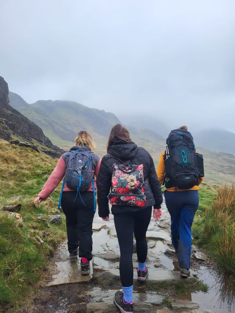 Group of women hiking